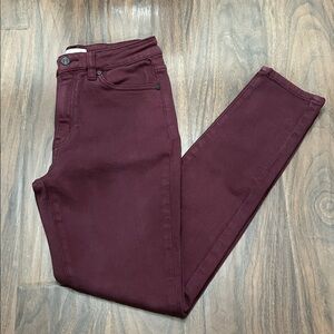 KanCan Deep Burgundy Skinny Jeans